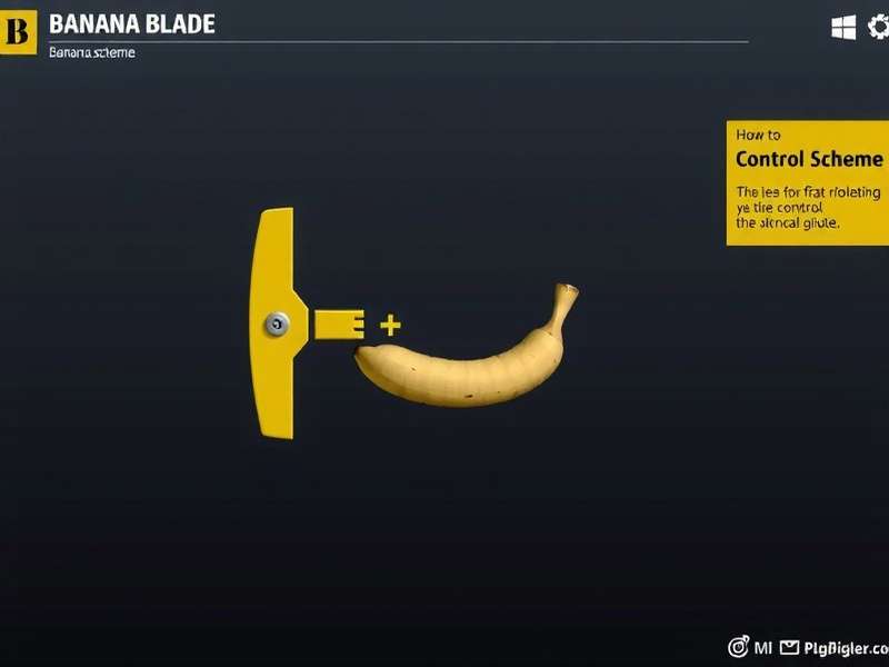 Banana Blade control scheme
